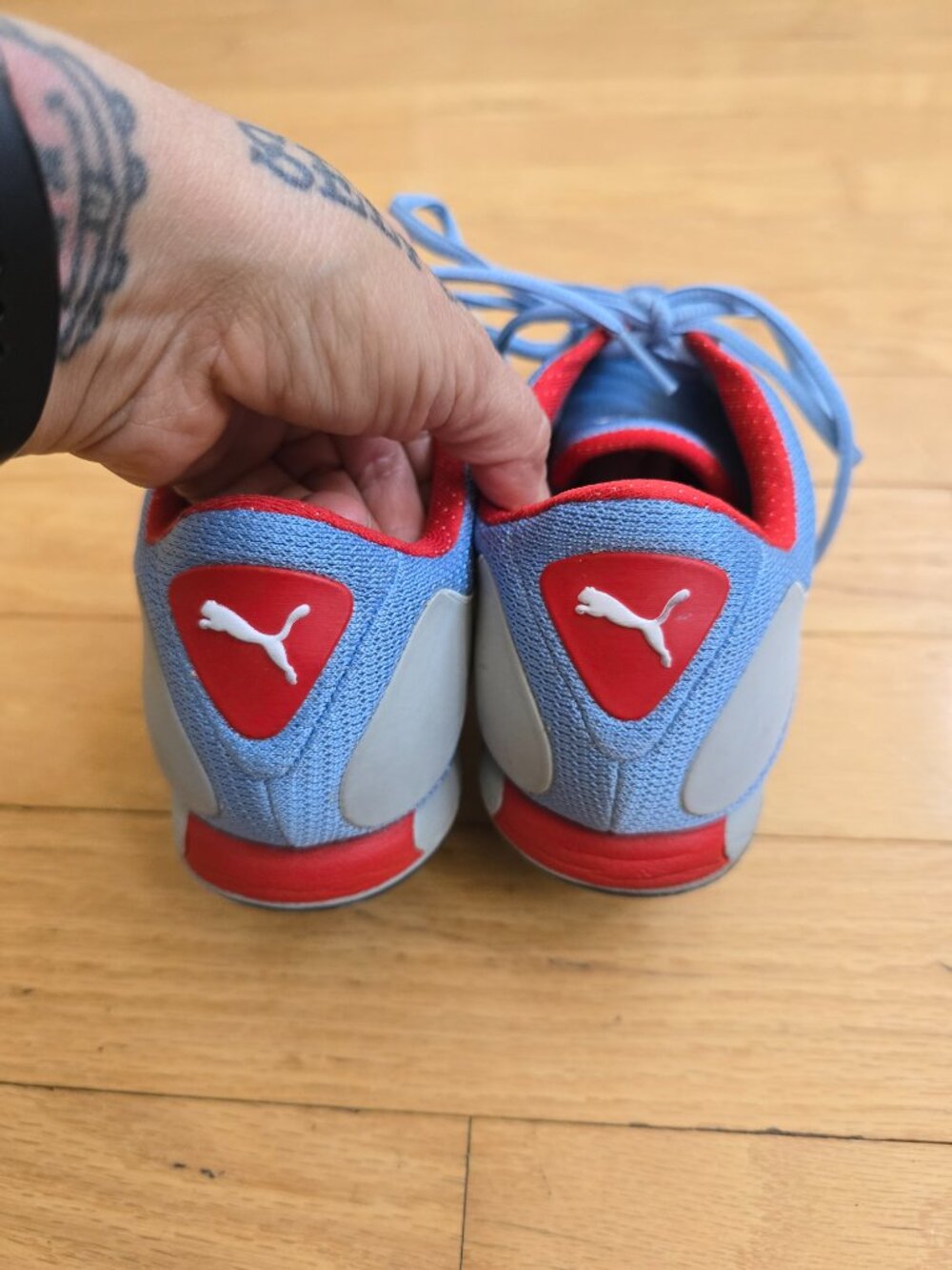 Puma | Irie 'Peacoat White' sporty flat sole sneakers | WMS 10 - Picture 6 of 9